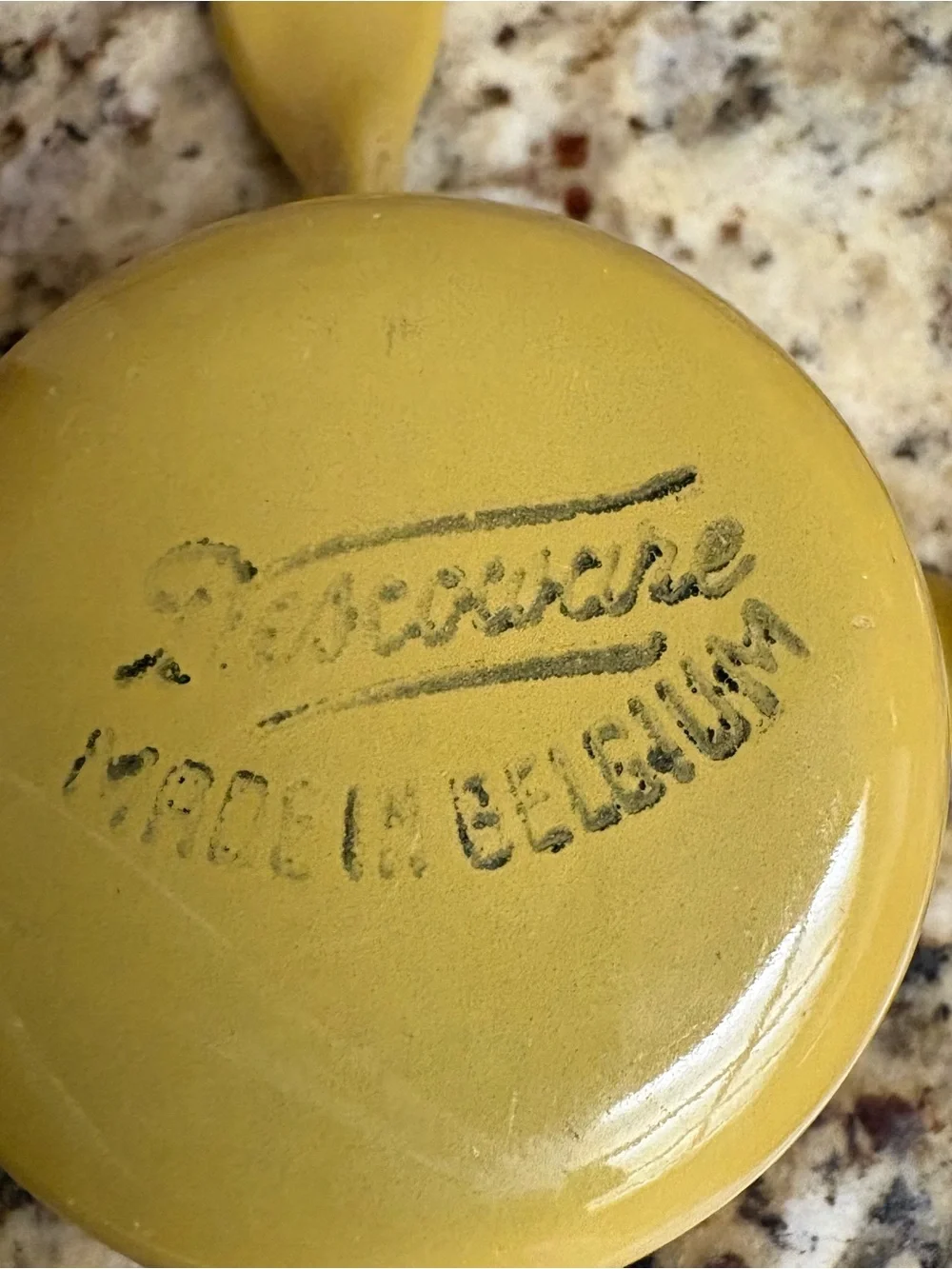 Yellow Ceramic Butter Warmer with Lid